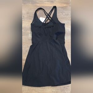 1027 Arizona Jean Co Lined Black Performance Tennis Dress Built-in Bra